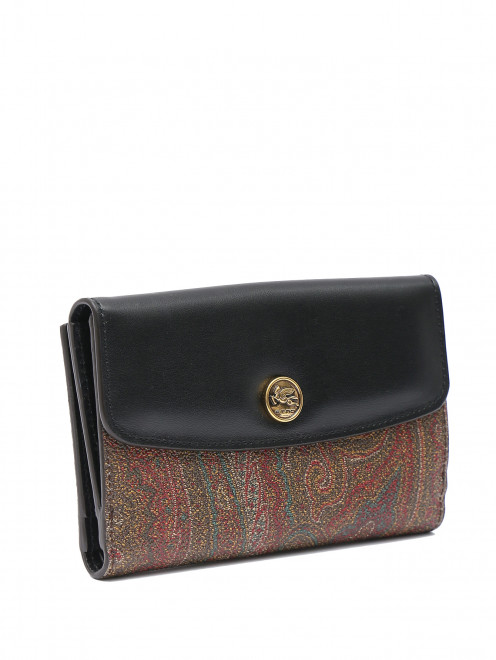 Кошелек из кожи с узором Etro - Обтравка1
