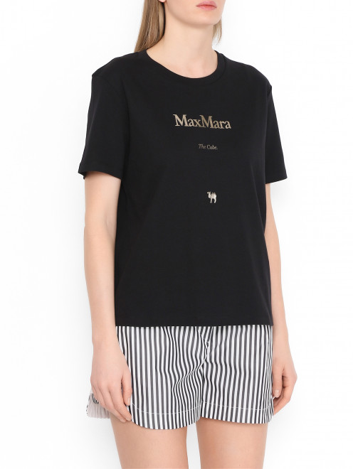 Футболка с логотипом Max Mara - МодельВерхНиз