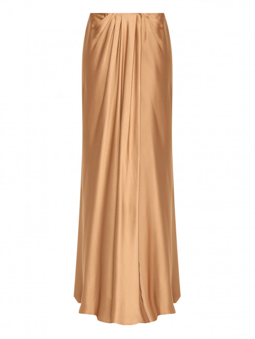 Атласная юбка-макси Alberta Ferretti - Общий вид