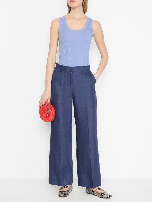 Трикотажный топ на широких бретелях Weekend Max Mara - МодельОбщийВид