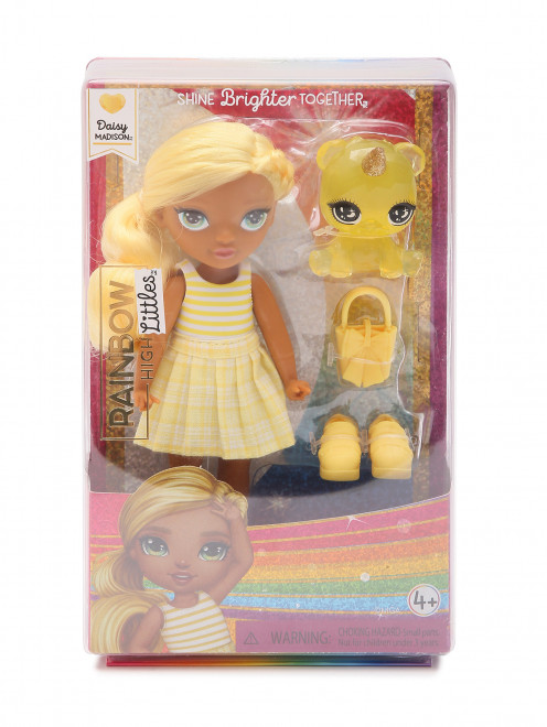 Кукла littles дейзи 15 см желтая с аксессуарами Rainbow High - Общий вид