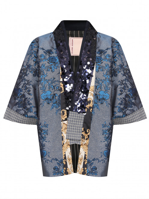 Жакет-кимоно из жаккарда комбинированный Antonio Marras - Общий вид