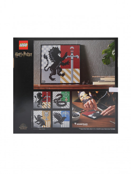 Конструктор LEGO ART "Гербы Хогвардса"  Lego - Обтравка1