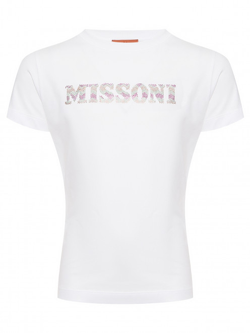 Футболка со стразами Missoni - Общий вид