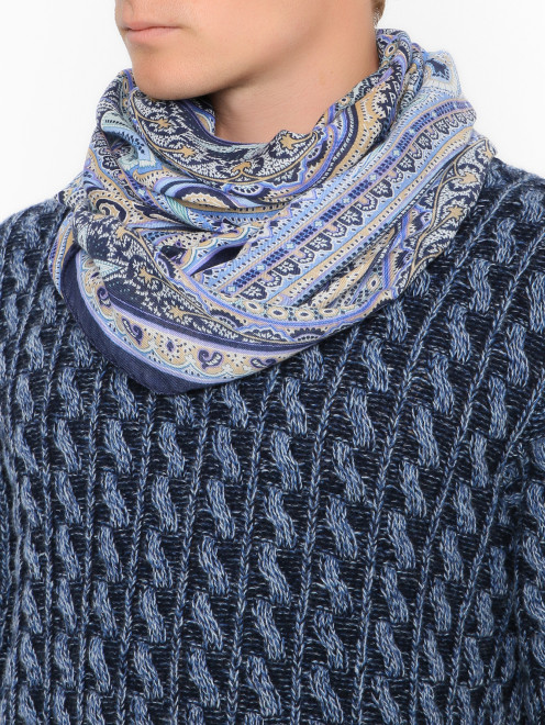 Шарф из модала и кашемира Etro - МодельОбщийВид
