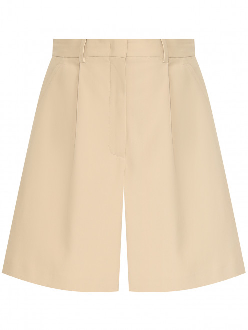 Шорты-бермуды из хлопка Weekend Max Mara - Общий вид