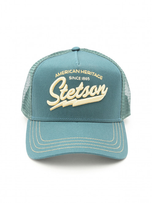 Комбинированная кепка с логотипом Stetson - Общий вид