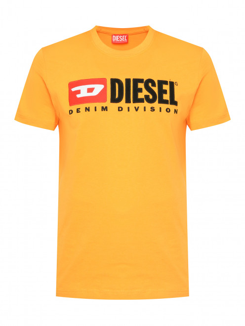 Футболка из хлопка с логотипом Diesel - Общий вид