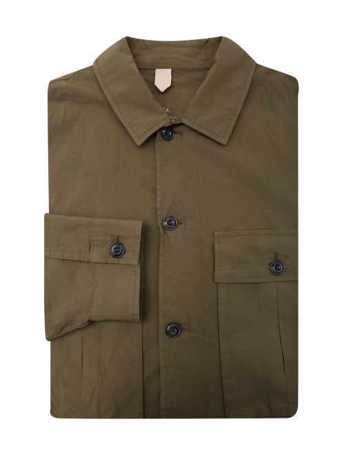 Рубашка из хлопка с накладными карманами Altea - Общий вид