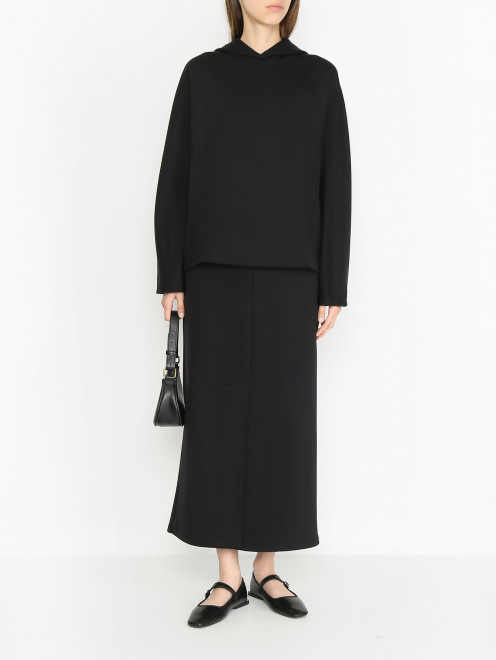 Толстовка с капюшоном и карманом Max Mara - МодельОбщийВид