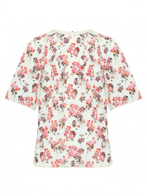 Блуза из вискозы с цветочным узором Antonio Marras - Общий вид
