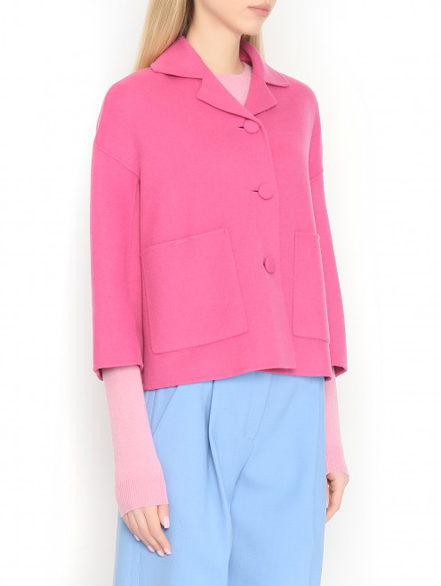 Куртка из шерсти с рукавом 3/4 Weekend Max Mara - МодельВерхНиз