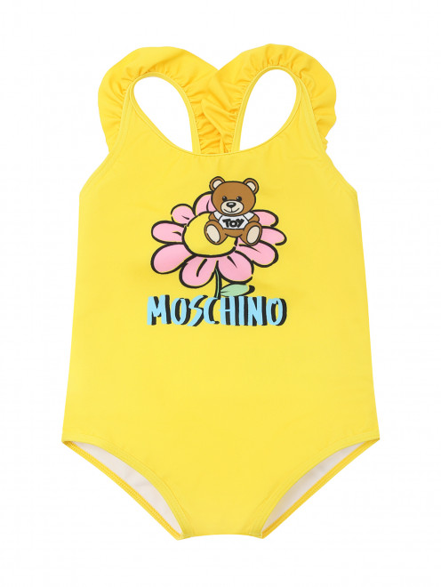 Слитный купальник с узором Moschino - Общий вид