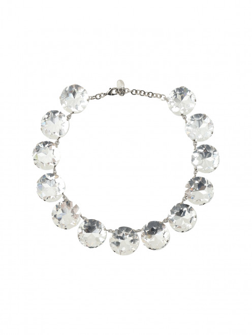 Ожерелье из кристллов и латуни Moschino - Общий вид
