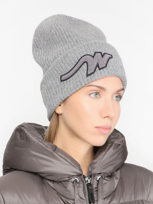 Шапка из шерсти с логотипом Weekend Max Mara - МодельОбщийВид