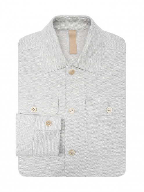 Рубашка на пуговицах с карманами Eleventy - Общий вид