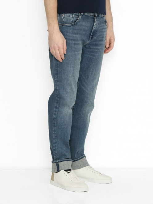 Базовые джинсы из хлопка 7 For All Mankind - МодельВерхНиз