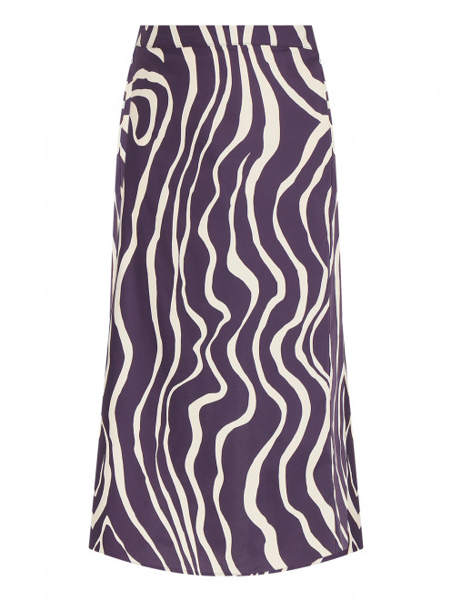 Прямая юбка из хлопка с узором Liviana Conti - Общий вид