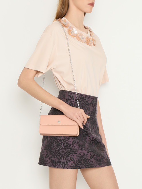 Клатч из кожи Max Mara - МодельВерхНиз