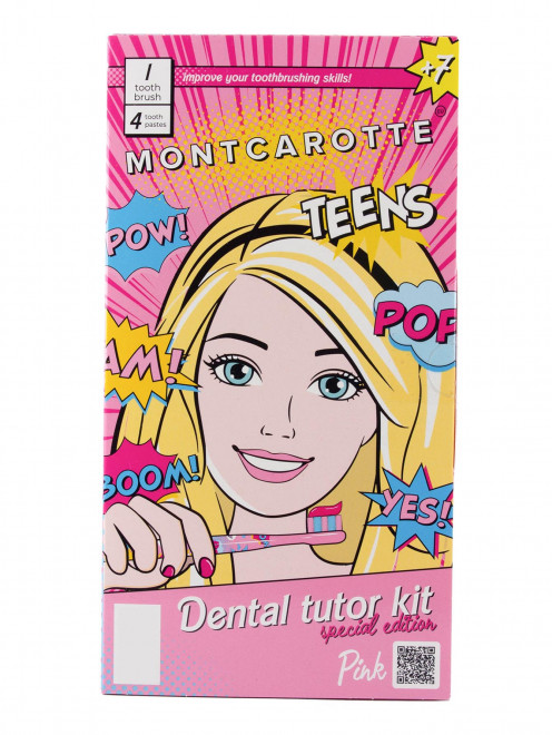 Набор для обучения чистки зубов у подростков и детей Teens Dental Tutor Kit 7+, 5 шт Montcarotte - Общий вид