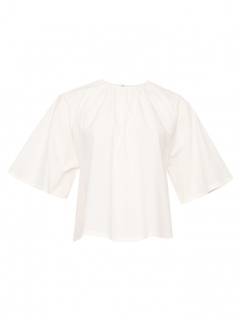 Свободная блуза из хлопка Weekend Max Mara - Общий вид