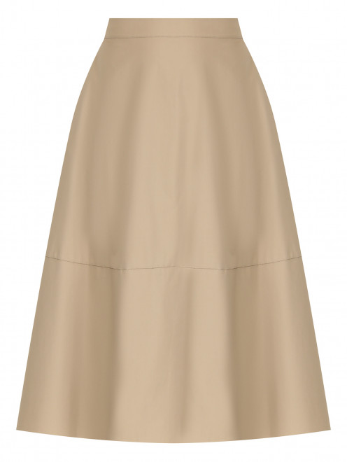 Хлопковая юбка-миди Max Mara - Общий вид