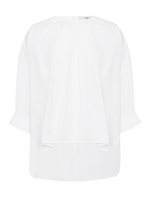 Блуза из хлопка асимметричного кроя Max Mara - Общий вид