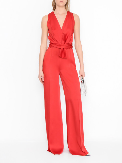 Комбинезон из сатиновой ткани Max Mara - МодельОбщийВид