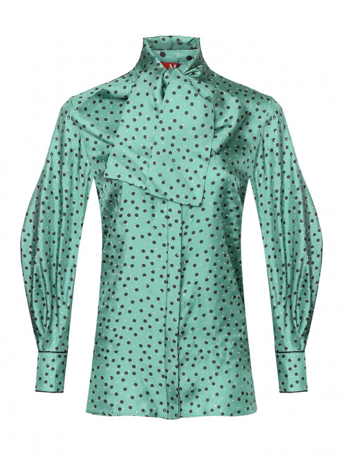 Блуза из шелка с узором Max Mara - Общий вид
