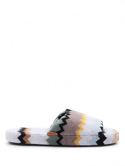 Тапочки из хлопка с узором Missoni - Обтравка1
