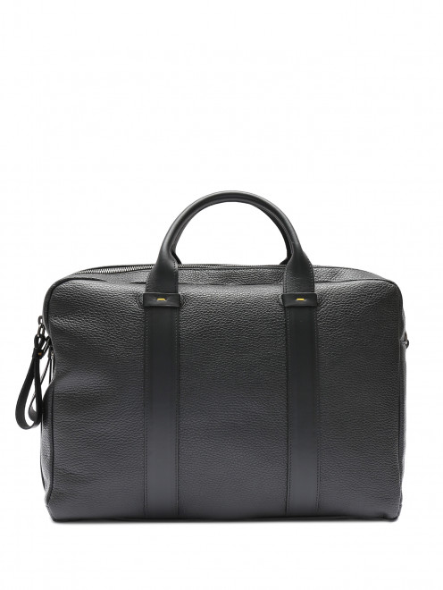 Вместительная сумка-портфель из кожи Doucal's - Общий вид