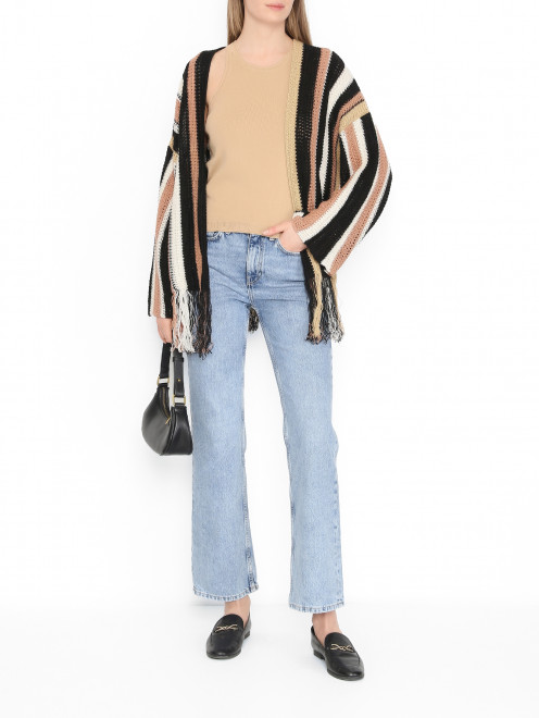 Трикотажный топ из хлопка Max Mara - МодельОбщийВид