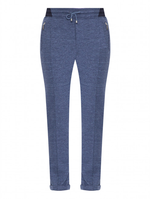 Брюки на резинке из хлопка Doriani Cashmere - Общий вид