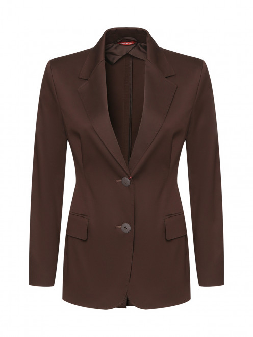 Приталенный жакет из хлопка Max Mara - Общий вид