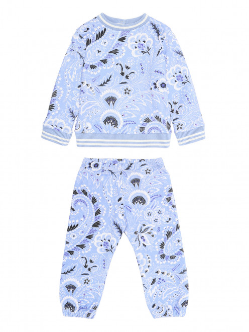 Костюм из хлопка с узором Etro - Общий вид