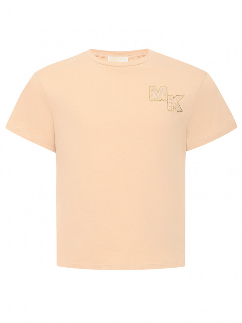 Футболка из хлопка с логотипом Michael Kors - Общий вид