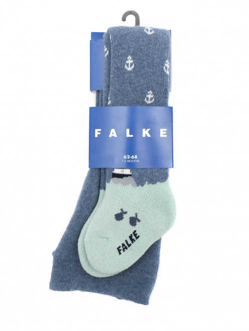 Колготки теплые с рисунком Falke - Общий вид