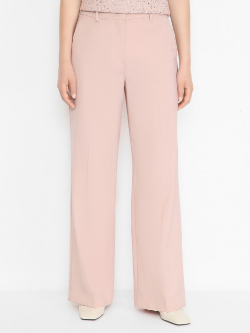 Прямые брюки из шерсти Weekend Max Mara - МодельВерхНиз
