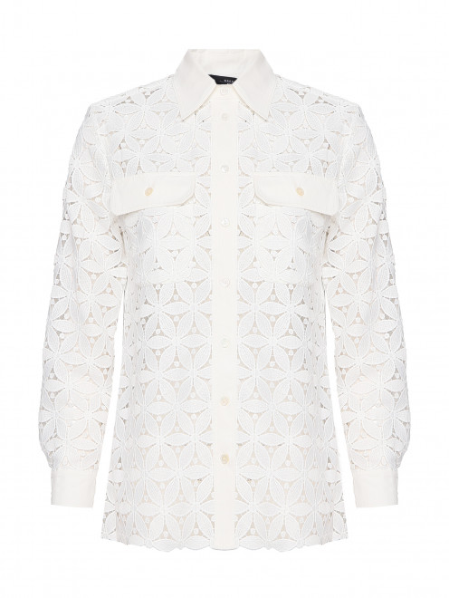 Блуза из шитья с подкладом Weekend Max Mara - Общий вид