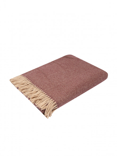Плед из шерсти и кашемира с узором Frette - Общий вид