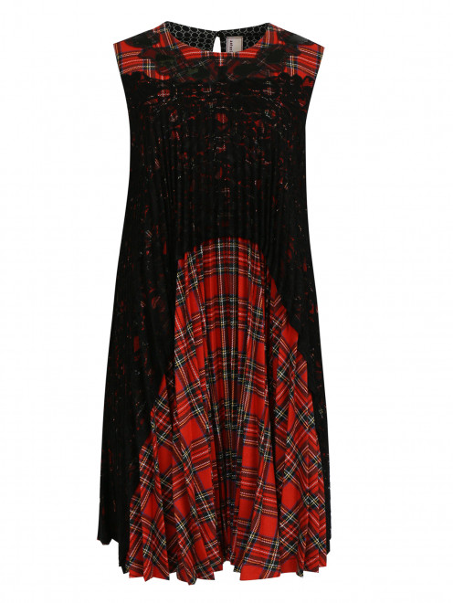 Платье свободного кроя с кружевной вставкой Antonio Marras - Общий вид