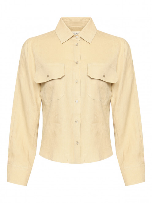 Рубашка из льна с карманами Weekend Max Mara - Общий вид