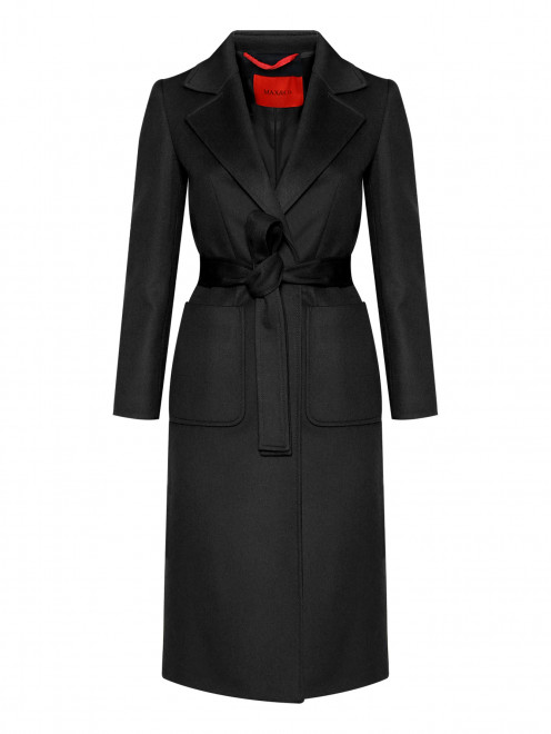 Пальто из шерсти с поясом Max&Co - Общий вид