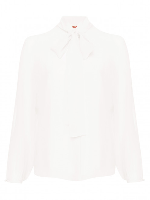 Блуза из шелка с бантом Max Mara - Общий вид