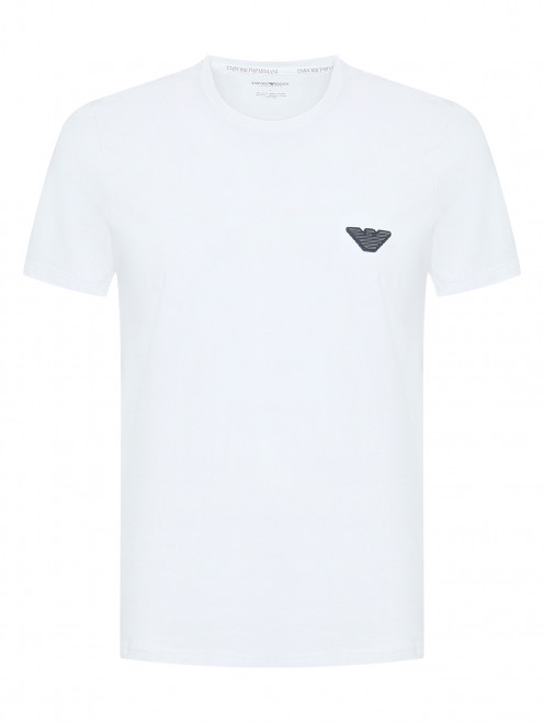 Базовая футболка из хлопка Emporio Armani - Общий вид