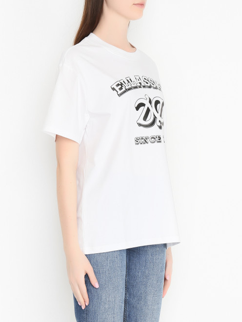 Оверсайз футболка с принтом Ellassay - МодельВерхНиз