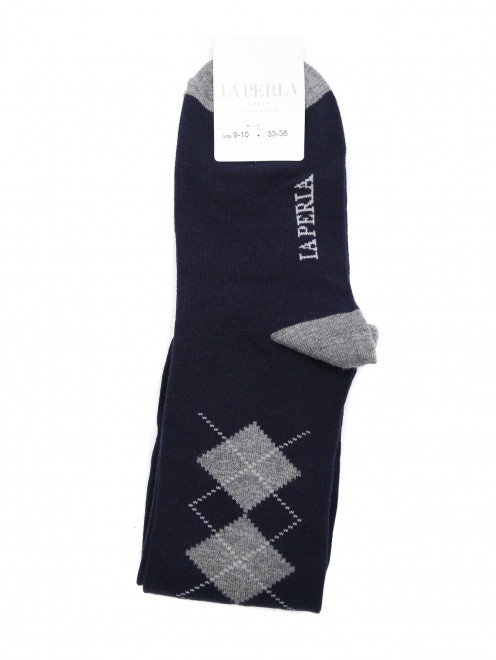 Носки из хлопка с узором La Perla - Общий вид