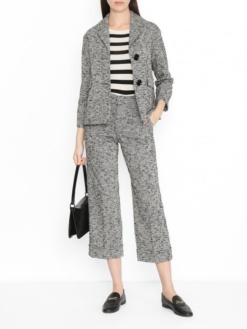 Укороченные брюки из хлопка Max Mara - МодельОбщийВид