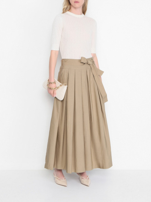 Юбка-макси с поясом Weekend Max Mara - МодельОбщийВид