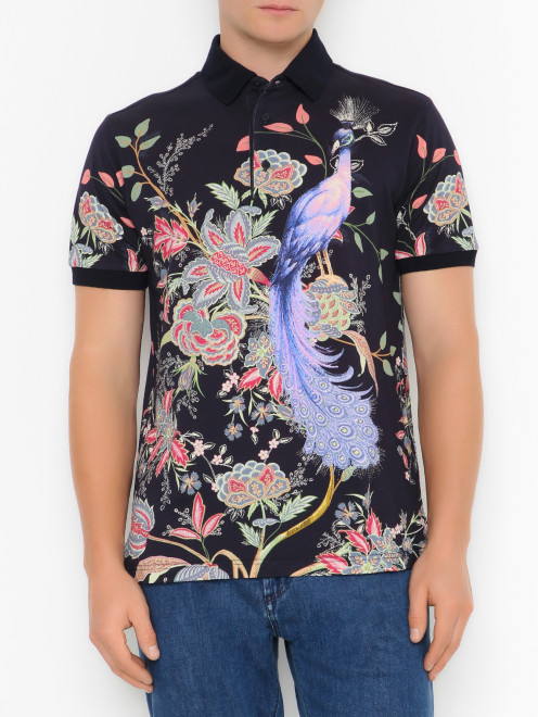 Хлопковое поло Etro - МодельВерхНиз